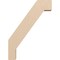 Ekena Millwork 3-inch W x 16-inch D x 22-inch H Burlington Rough Cedar Woodgrain TimberThane Knee Brace, Primed BRCUR03X16X22BURRCPR - alternate 5